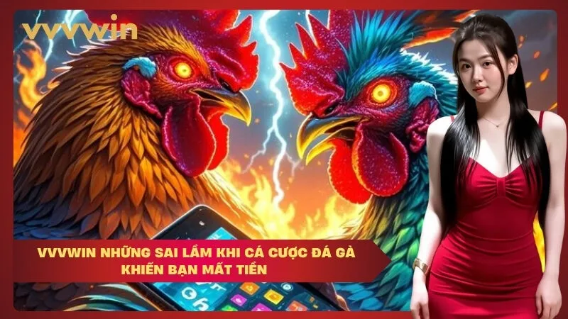 VVVWIN Những sai lầm khi cá cược đá gà khiến bạn mất tiền